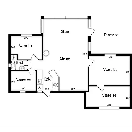 Cozy House On Als 100m From Sandy Casa vacanze