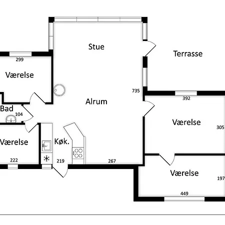 Cozy House On Als 100m From Sandy *