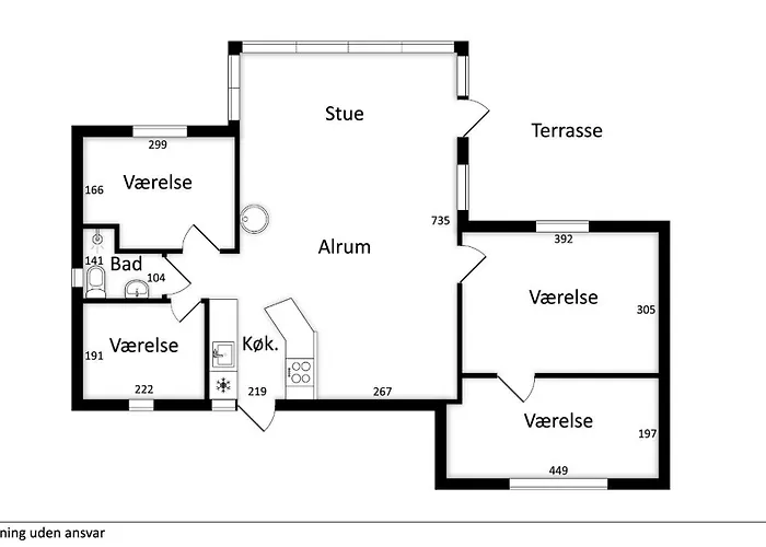 Cozy House On Als 100m From Sandy *